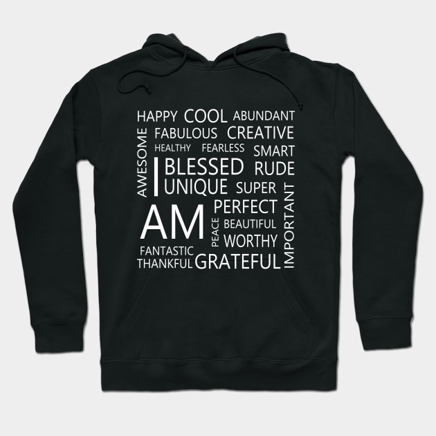 Abundance affirmations, Affirm success Hoodie by FlyingWhale369